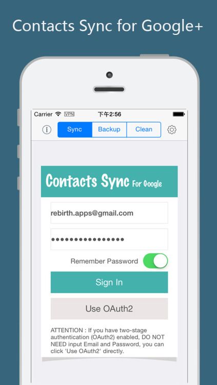 How to sync contacts in iphone to google account