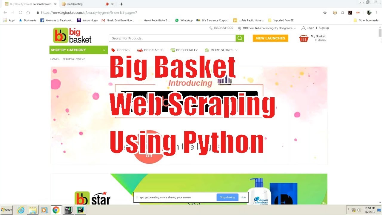 Web scraping linkedin python download
